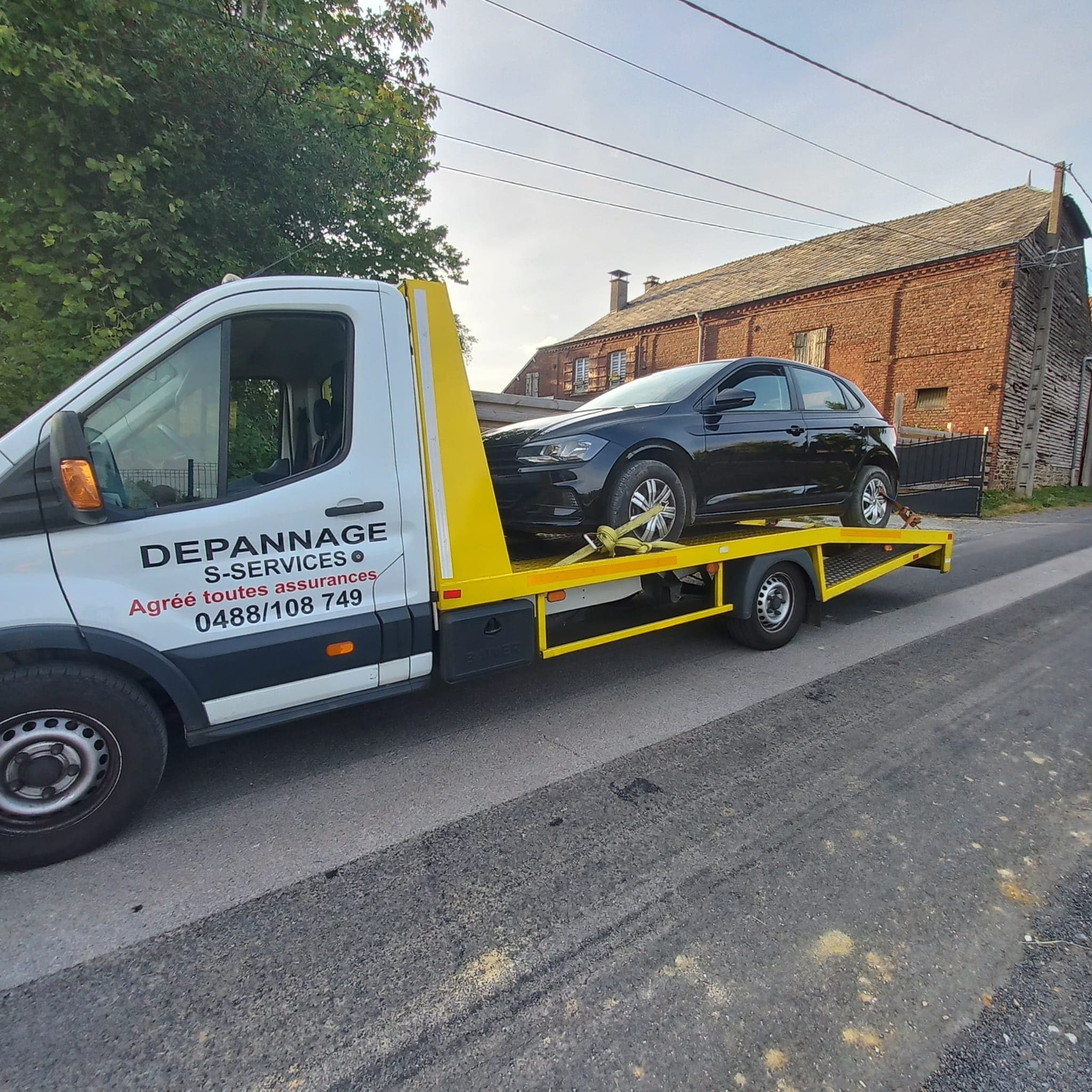 Dépanneuse Sukru en intervention